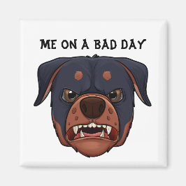 Pawsitiv Moody: Mad Dog Face Magnet