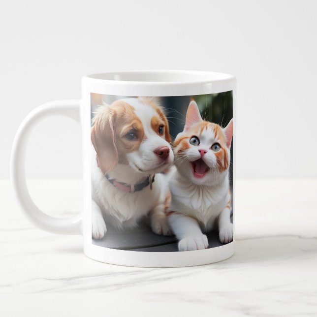 Pawsitiv Purfect Jumbo Tasse Design. (Links)