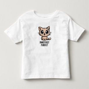 Pawsitiv Purfect, schöne Manga Kitten Kleinkind T-shirt