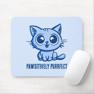 Pawsitiv Purfect, schöne Manga Kitten Mousepad