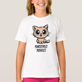 Pawsitiv Purfect, schöne Manga Kitten T-Shirt