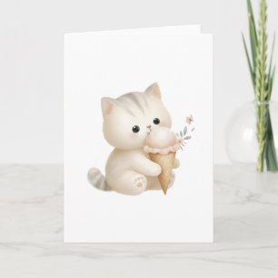 Pawsitiv Sweet Happy Cat mit Eiscreme Karte