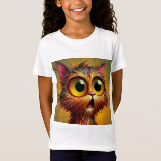 pawsitiv überrascht T-Shirt (Vorderseite)