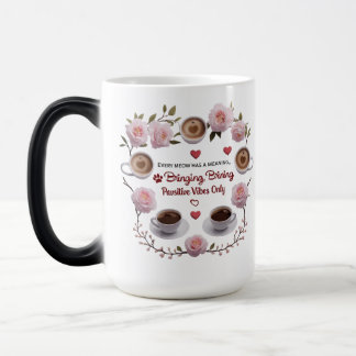 Pawsitive Blüte - herzlicher Kaffee-Magie Morphing Verwandlungstasse