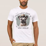 Pawsitive Crazy über das Foto von Haustieren T-Shirt<br><div class="desc">Pawsitiv Crazy Über Sie Haustier/Hund ein Haustier Foto Personalisierung. Ideal für ein Haustier liebendes Familienmitglied. AI generierte Füllstoff-Foto. Ersetzen Sie durch Ihr eigenes Foto Ihres Haustieres.</div>