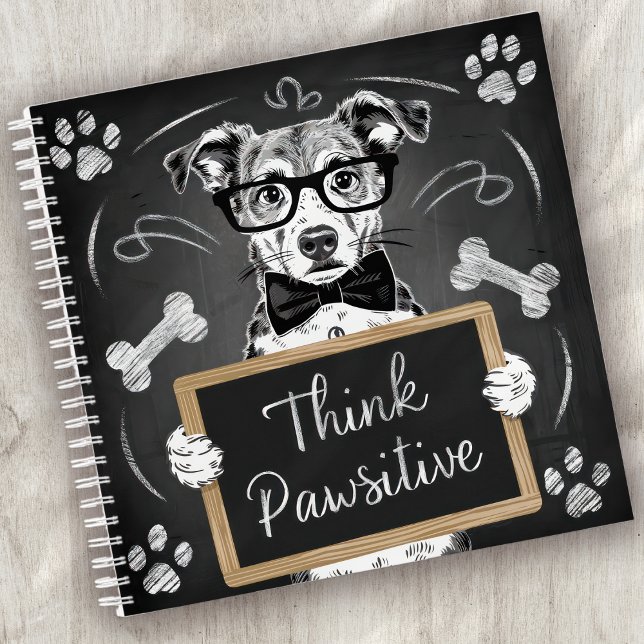Pawsitive intelligente Hündin denken Notizbuch (Von Creator hochgeladen)