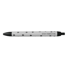 Pawsitive Pawsitive Paw Print Black Tinte Pen blei Kugelschreiber