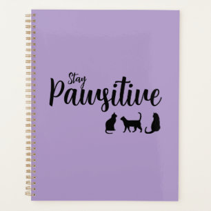 Pawsitive Schwarze Katze bleibe Planer