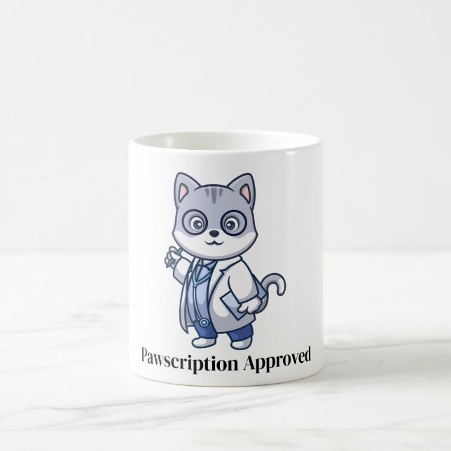 Pawsitively a Great Clinic Mug | Cute Vet Clinic  Kaffeetasse (Mittel)