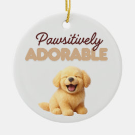Pawsitively Adorable Keramik Ornament