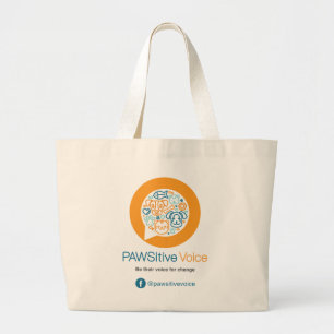 PAWSitively fantastische Taschen-Tasche Jumbo Stoffbeutel