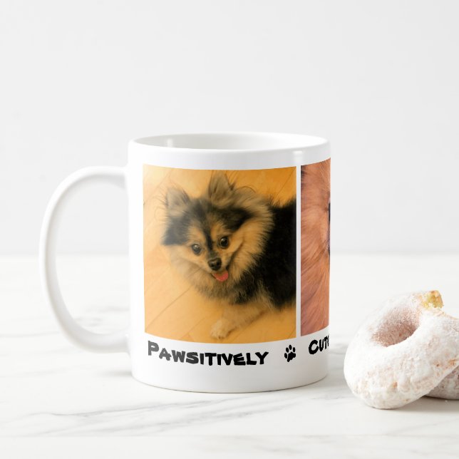 Pawsitively niedliches und entzückendes tasse (Mit Donut)