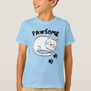 PAWSOME Cat T - Shirt