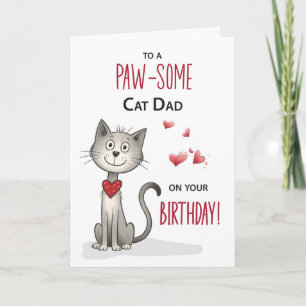 Pawsome from Cat Vater Funny Birthday Karte