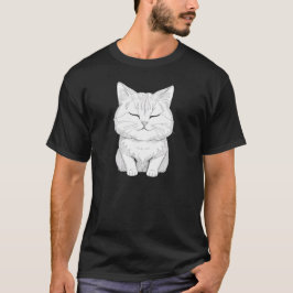Pawsome Gemustert Cat - Relaxed Kitten TSQ T-Shirt