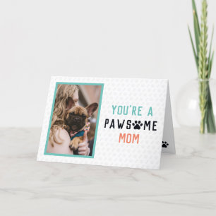 Pawsome Hündin-Mama   Frenchie Muttertag Karte