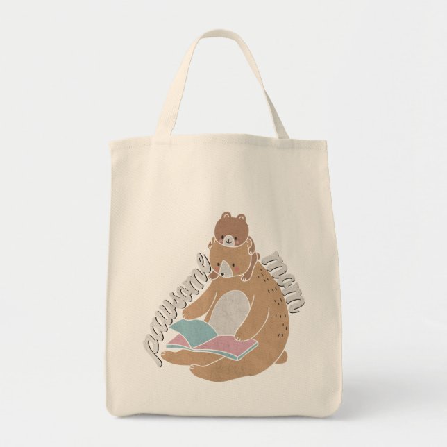 Pawsome Mama Tote Bag Tragetasche (Vorne)