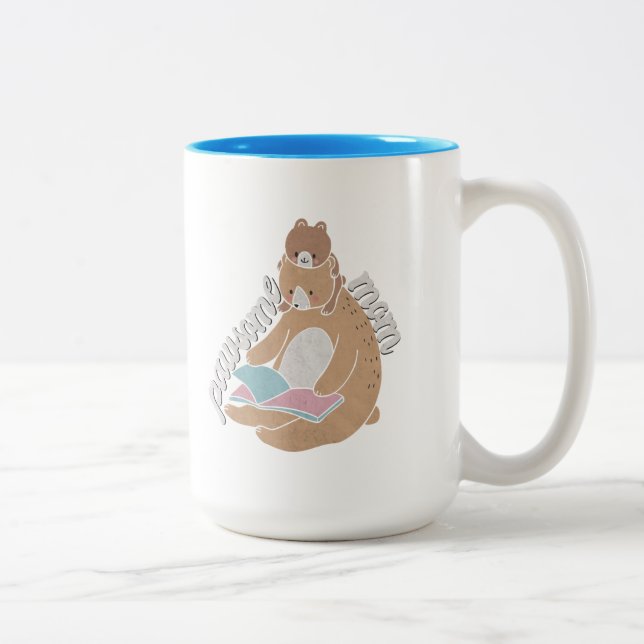 Pawsome Mama Zweifarbige Tasse (Rechts)