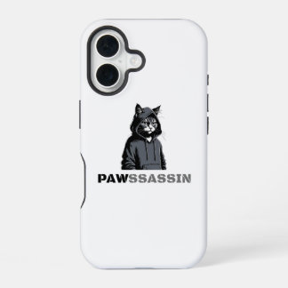 PAWSSASSIN Katzen-Handyhülle iPhone 16 Hülle
