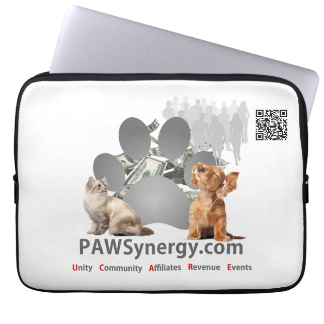 PAWSynergy - Laptop-Sieb 13 Zoll Laptopschutzhülle (Vorderseite)