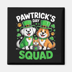 Pawtricks Day Gruppe St Patricks Hunde Liebhaber H Magnet