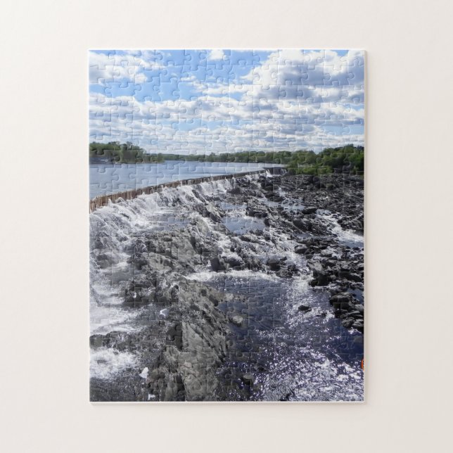 PAWTUCKET FALLS UND DAM LOWELL, MA PUZZLE (Vertikal)
