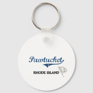Pawtucket Rhode Island Stadt-Klassiker Schlüsselanhänger