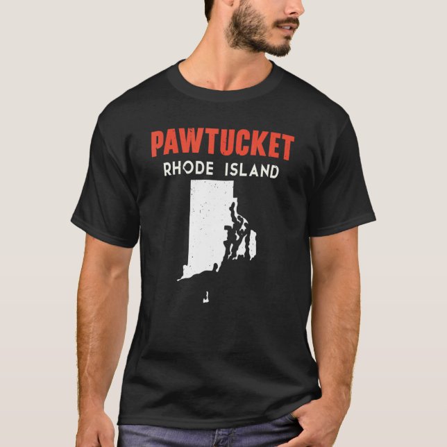 Pawtucket Rhode Island USA State America Travel T-Shirt (Vorderseite)