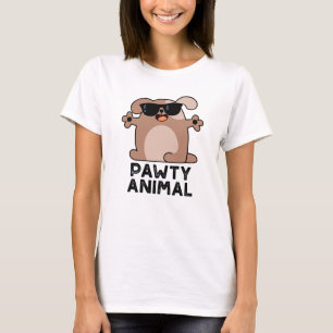 Pawty Animal Funny Party Dog Puff T-Shirt
