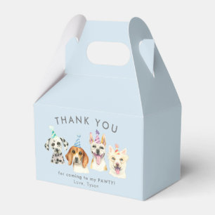 Pawty Puppy Dog Geburtstag Danke Geschenkschachtel