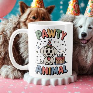 Pawty Tier Haustier-Feier Humor Kaffeetasse