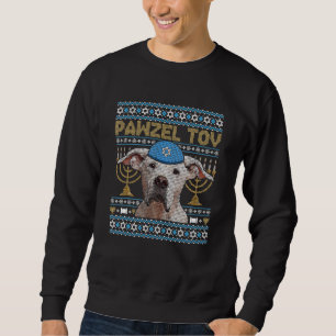 Pawzel Tov Jüdischer Dogo Argentino Hund Chanukka Sweatshirt