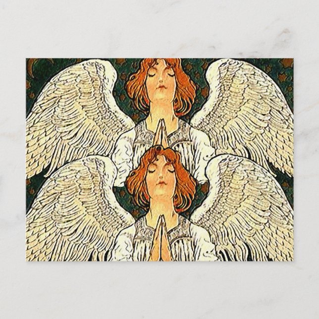 Pax Angel Twin Postcard Postkarte (Vorderseite)
