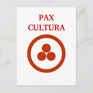 Pax Cultura Stationary Postkarte