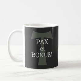 Pax et Bonum (Friede und gut) Kaffeetasse