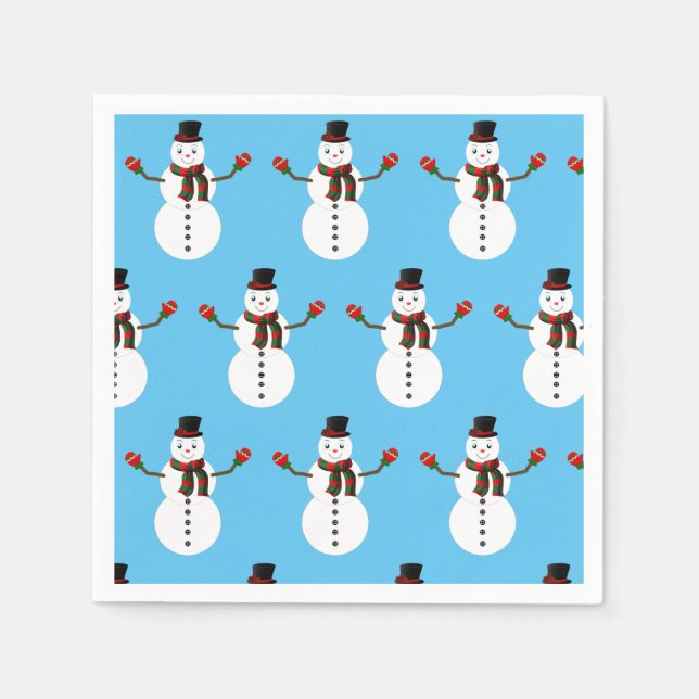 pax the snowman  serviette (Vorderseite)