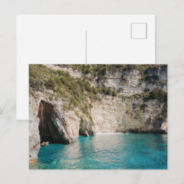 Paxos Caves Greece Coastal Postcard (no text) Postkarte