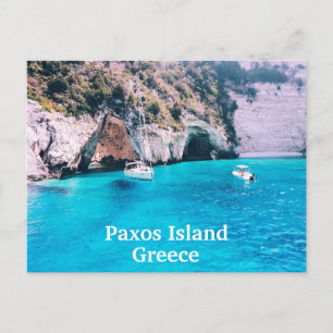 Paxos Island Postcard Postkarte