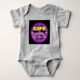 Paxspiration GDPR Baby-Fußball-Bodysuit Baby Strampler