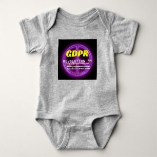 Paxspiration GDPR Baby-Fußball-Bodysuit Baby Strampler