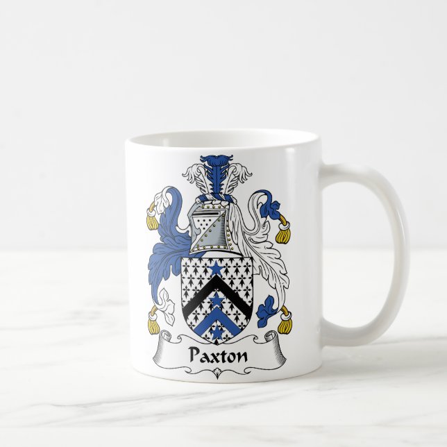 Paxton Familienwappen Kaffeetasse (Rechts)