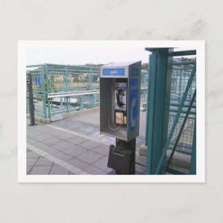Pay Phone Postcard Postkarte