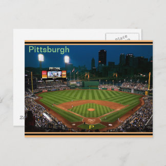Pay Post Card PNC Park bei Nacht Postkarte