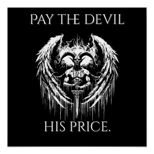 Pay the Devil His Price Poster (Vorderseite)