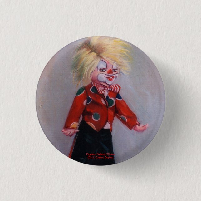 Payaso/Pallaso/Clown Button (Vorderseite)