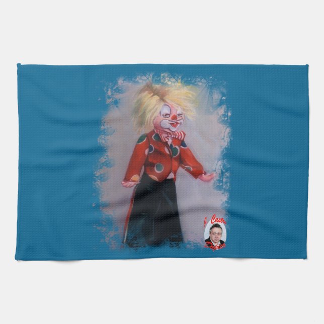 Payaso/Pallaso/Clown Handtuch (Horizontal)