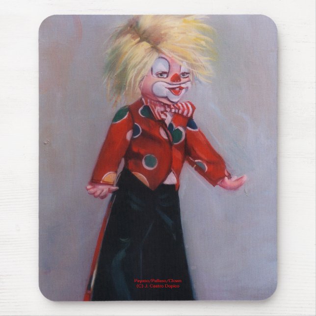 Payaso/Pallaso/Clown Mousepad (Vorne)