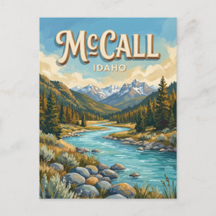 Payette River McCall Idaho Postkarte