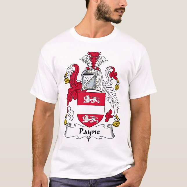 Payne Familienwappen T-Shirt (Vorderseite)