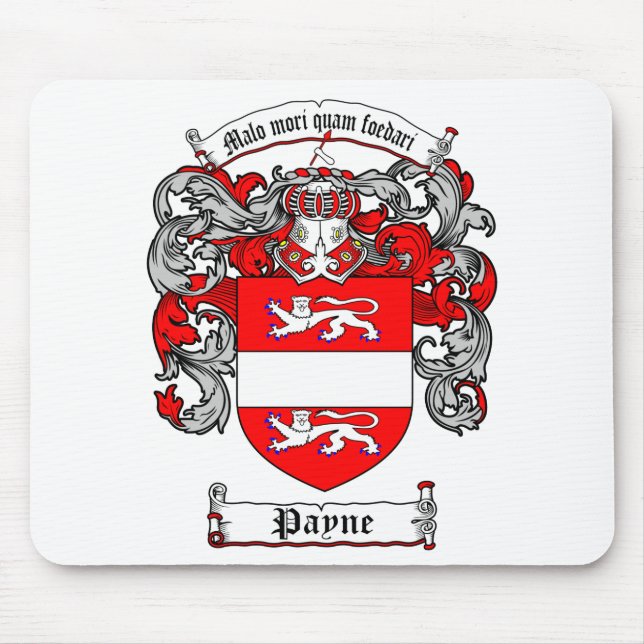 Payne Wappen - Mausunterlage Mousepad (Vorne)